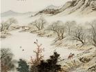 魏剑峰绘诗情画意之080唐-白居易-钱塘湖春行