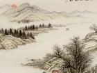 魏剑峰绘诗情画意之081唐-温庭筠-利州南渡