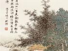 魏剑峰绘诗情画意之086唐-司空曙-云阳馆与韩绅宿别