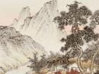 魏剑峰绘诗情画意之085唐-钱起-谷口书斋寄杨补阙