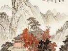 魏剑峰绘诗情画意之090唐-刘长卿-秋日登吴公台上寺远眺