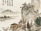 魏剑峰绘诗情画意之095唐-杜审言-夏日过郑七山斋
