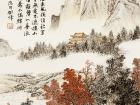 魏剑峰绘诗情画意之099唐-罗隐-绵谷回寄蔡氏昆仲