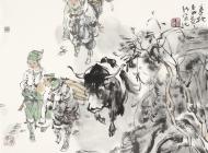 張江舟 邊地春草葉葉新 68cmX68cm 2014年