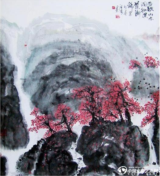 雨后山水