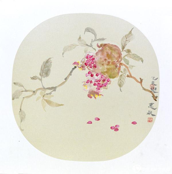画家吴惠敏花鸟作品