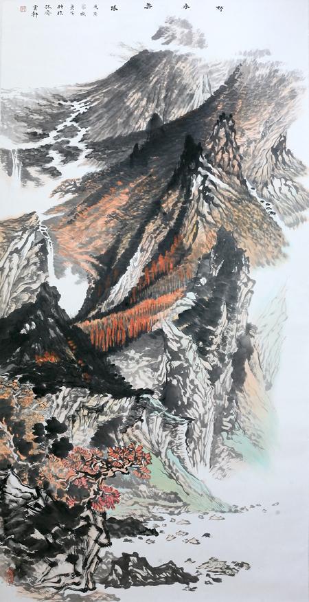 7 野水无垠136cmx68cm 2010年