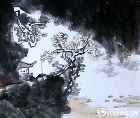 江亭小趣33cmx33cm  2011年