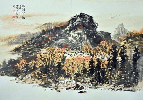 桂林写生64cmx44cm 2015年 (2)