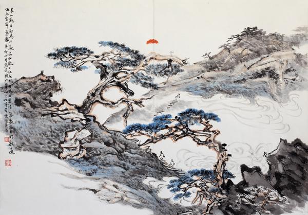 华山写生64cmx44cm 2011年 (3)