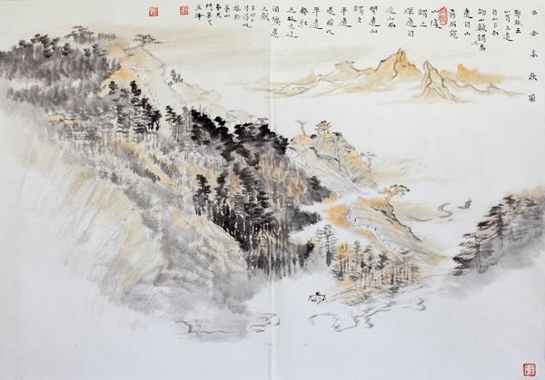 华山写生64cmx44cm 2011年