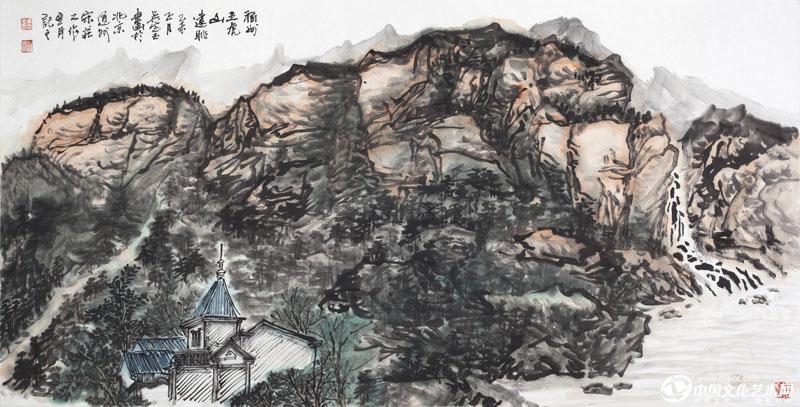 《福州五虎山远眺》