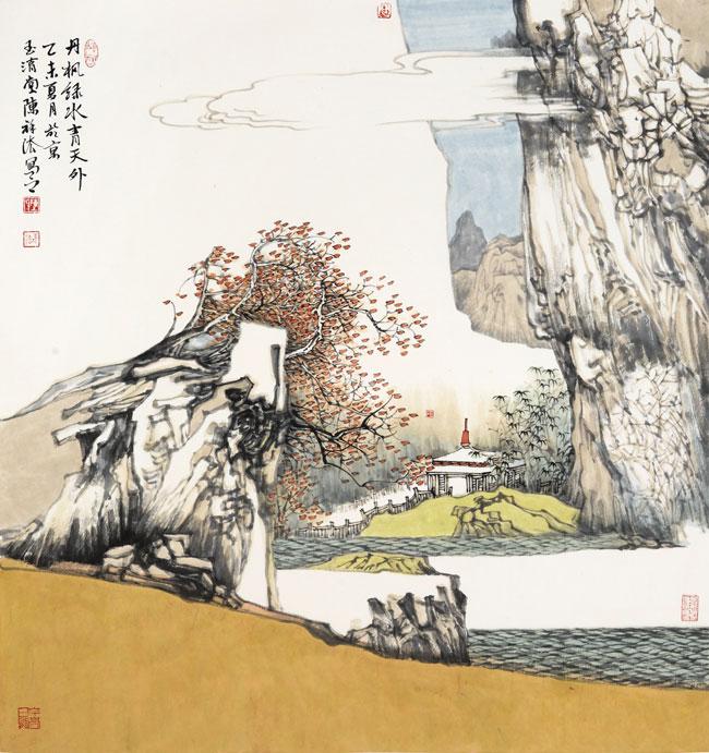 丹枫碧水
