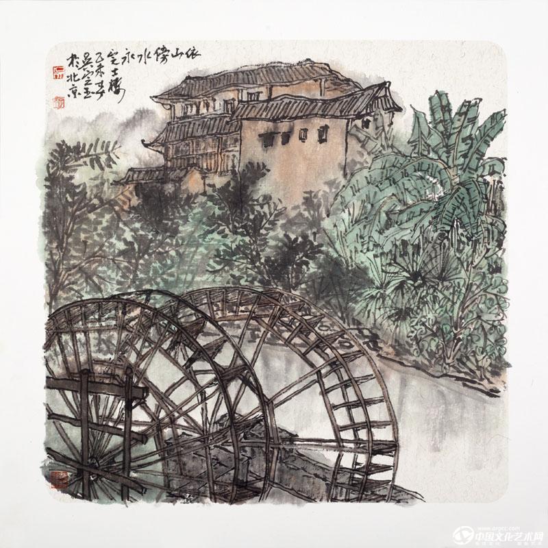 《依山伴水永定土楼》