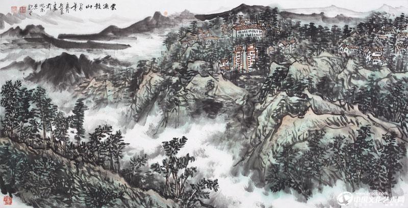 《云泳鼓山》