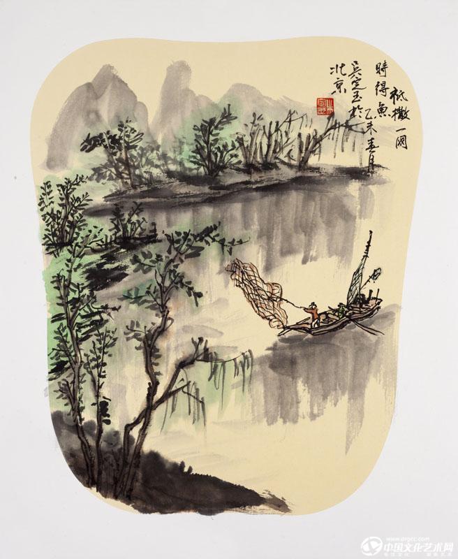 《只撒一网时得鱼》