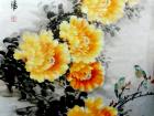 画家郝淑琳花鸟作品《鸟语花香》