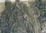 马哟，你慢些走·风中  作者：赵奇  创作年代：1998  规格：193×200cm