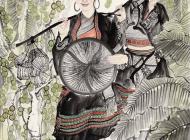 陸林作品《哀牢山里的花腰傣》-181cm-98cm