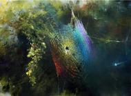 彩虹一網(wǎng)打盡 王相箴 54x39cm