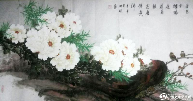 画家郝淑琳花鸟作品