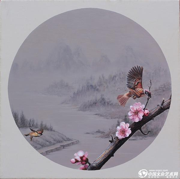 雀戏梅之一
