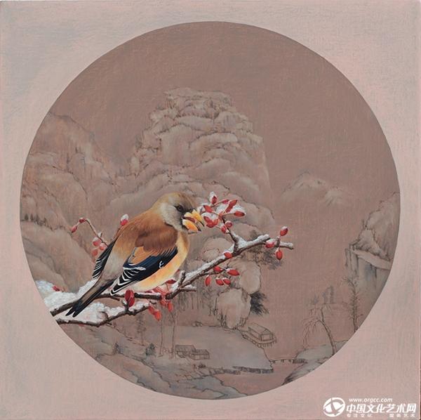 雪枝寒禽