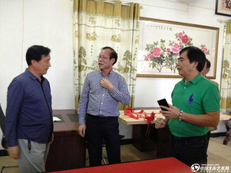 书画家严浩书法交流