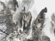 水墨之十二       70x138cm           纸本水墨   2015