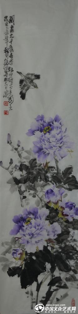 高振江作品《四条屏之四》