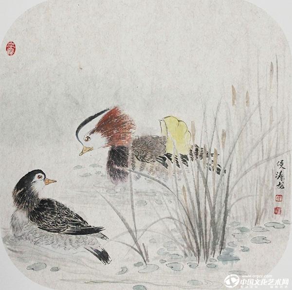 侯涛龙国画作品