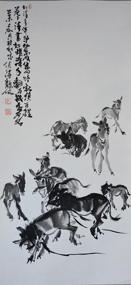 侯涛龙国画作品