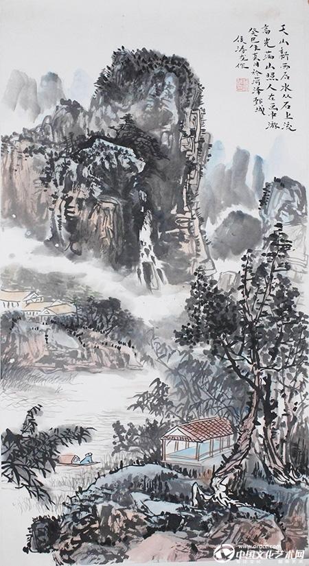 侯涛龙国画作品