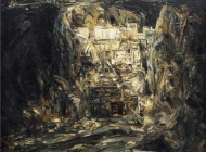 《静静的夜》 刘玉龙 165×175cm