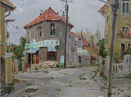 《青岛老店》 申林 26×50cm 2013年