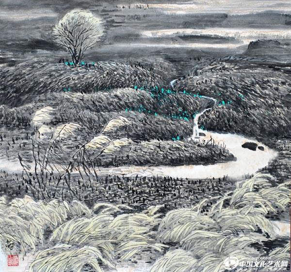 蓼草湖色