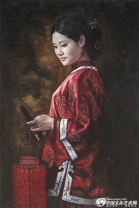 挑灯笼的女人 