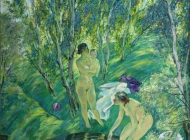 布洛维克 《晴天》 120x110cm 1996