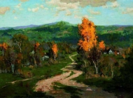 狄先科 《库泰依斯的秋天》 53.5x90cm 布面油画 2010年