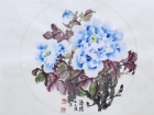 国画家王玉凤牡丹作品