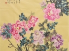 国画家王玉凤牡丹作品