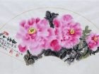 国画家王玉凤牡丹作品