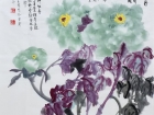 国画家王玉凤牡丹作品