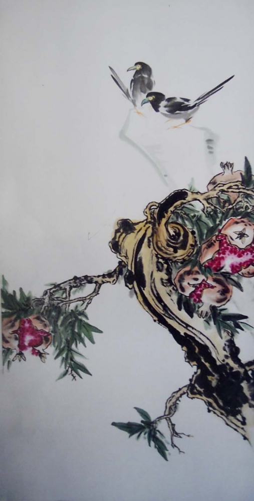 马发起国画作品102