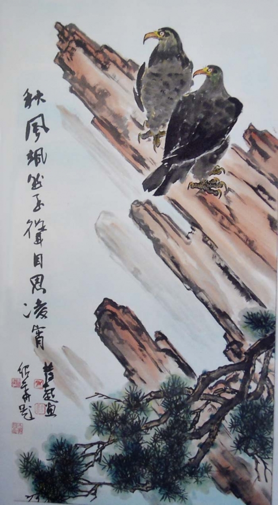马发起国画作品106