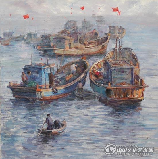 组图:欧风海韵—郭杰油画精品展在北海书院开展