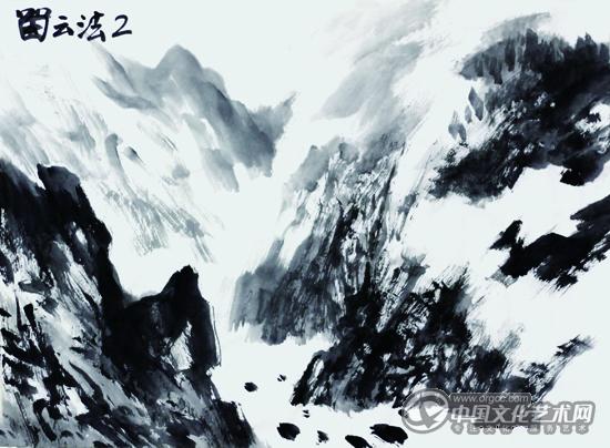 跟解金峰老师学画山水画(一)——云的画法