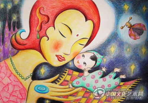 王芳芳:流淌在画作上的母爱