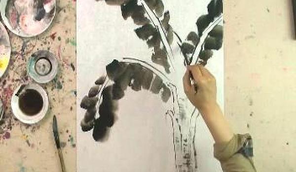 张延东——芭蕉画法与创作实例《清凉图》