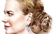 意大利画家绘<b>好莱坞</b>女星完美侧面肖像画